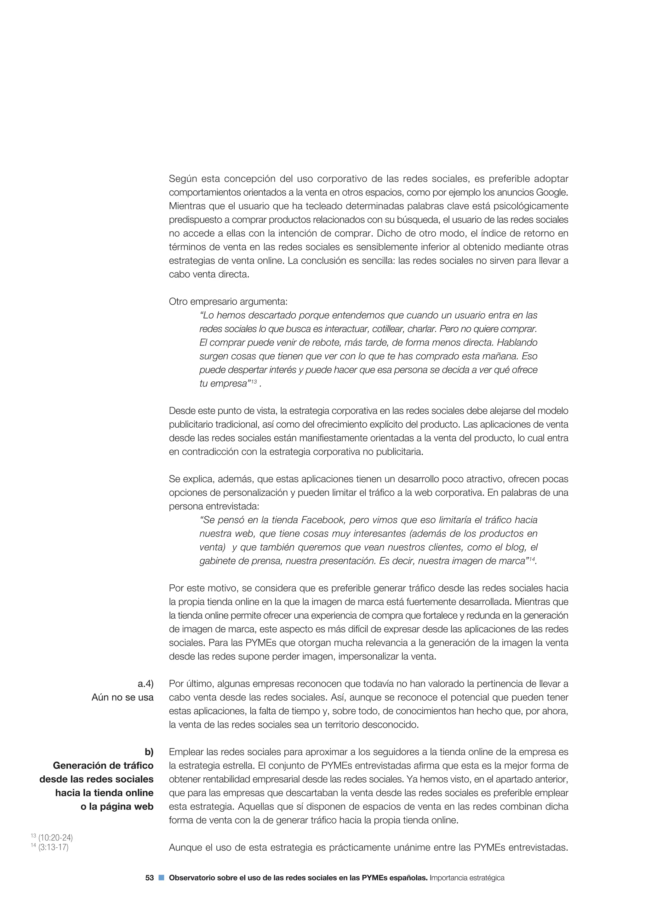 Segundo Observatorio sobre el Uso de las Redes Sociales en las Pymes españolas