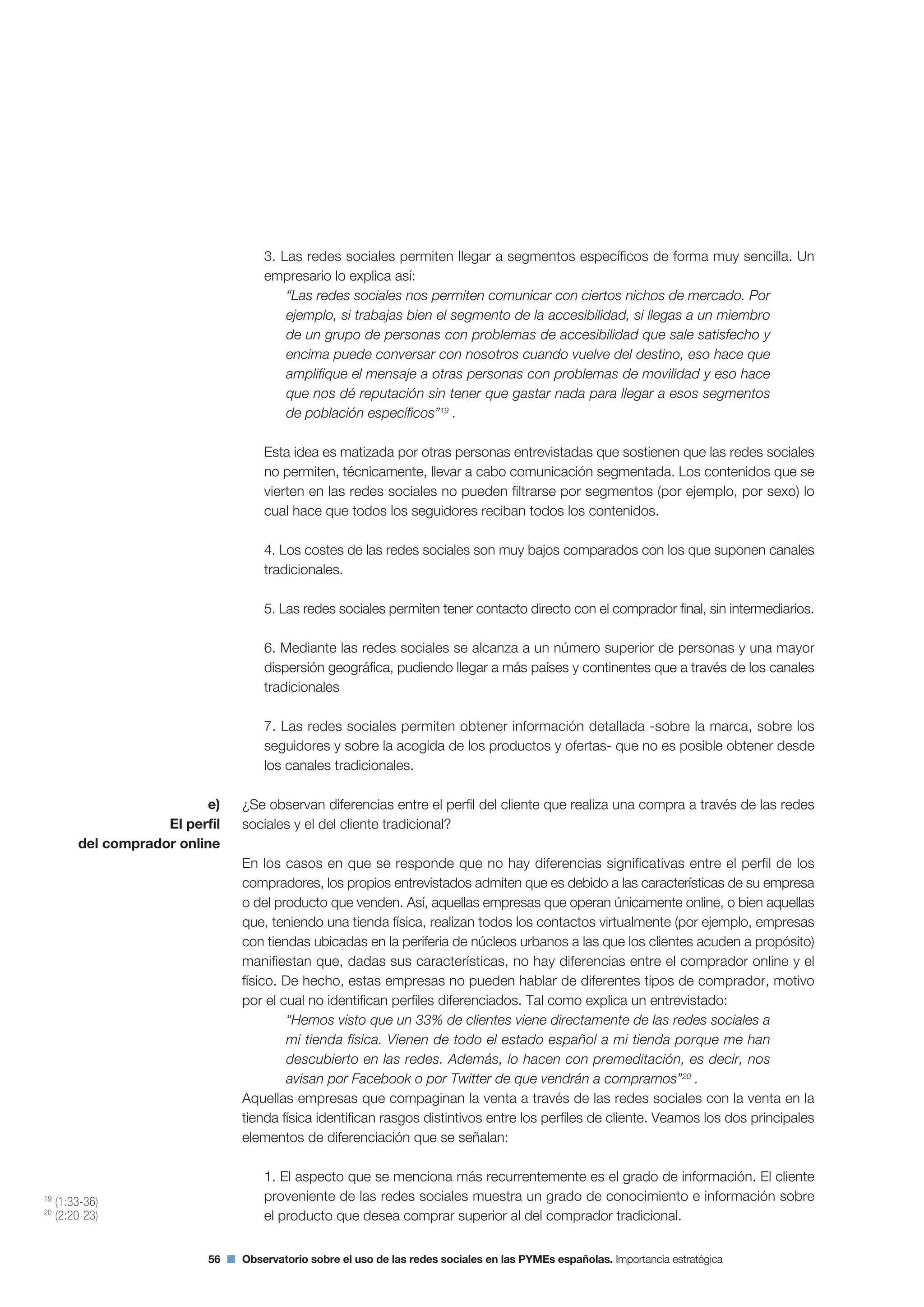 Segundo Observatorio sobre el Uso de las Redes Sociales en las Pymes españolas