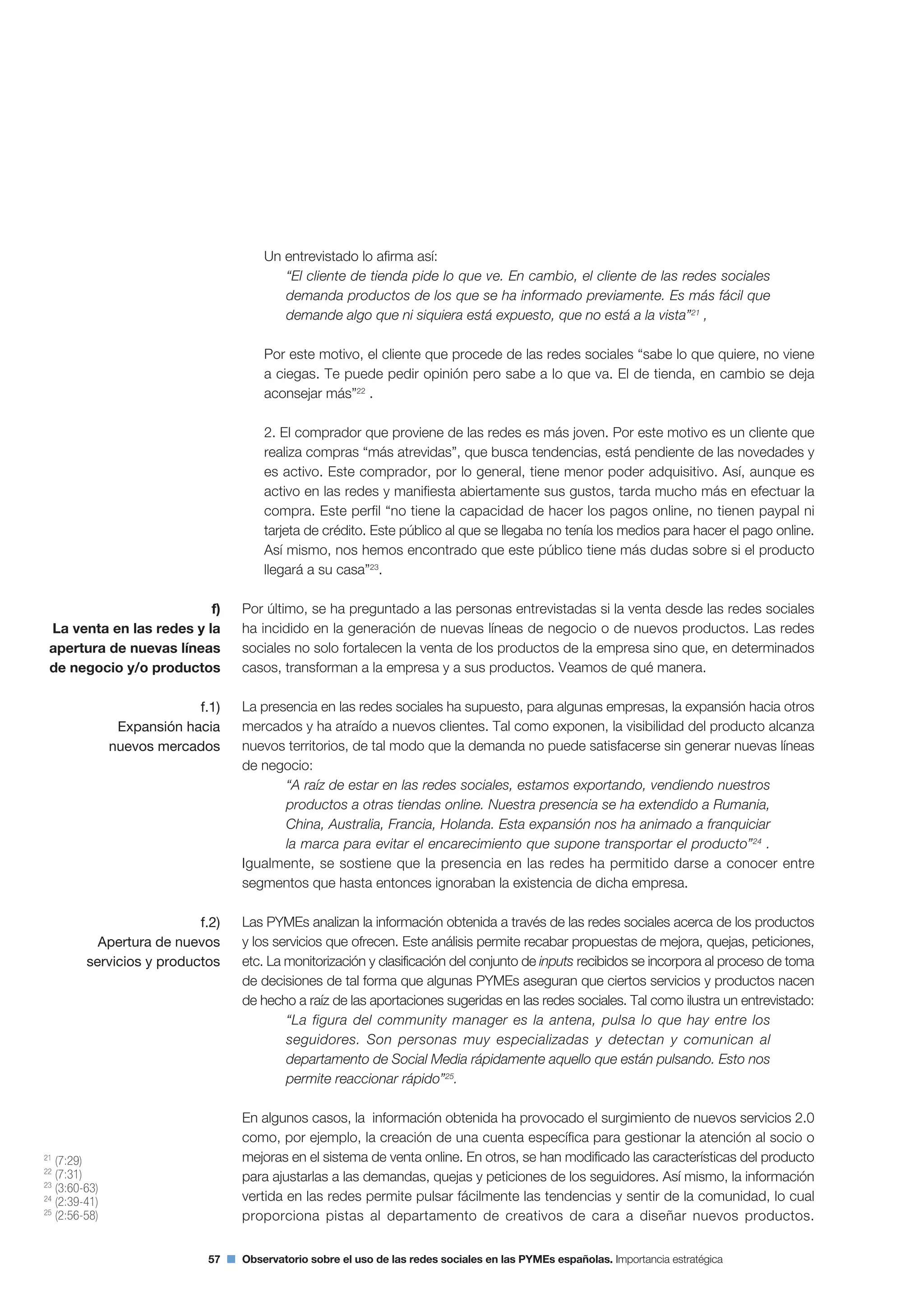 Segundo Observatorio sobre el Uso de las Redes Sociales en las Pymes españolas
