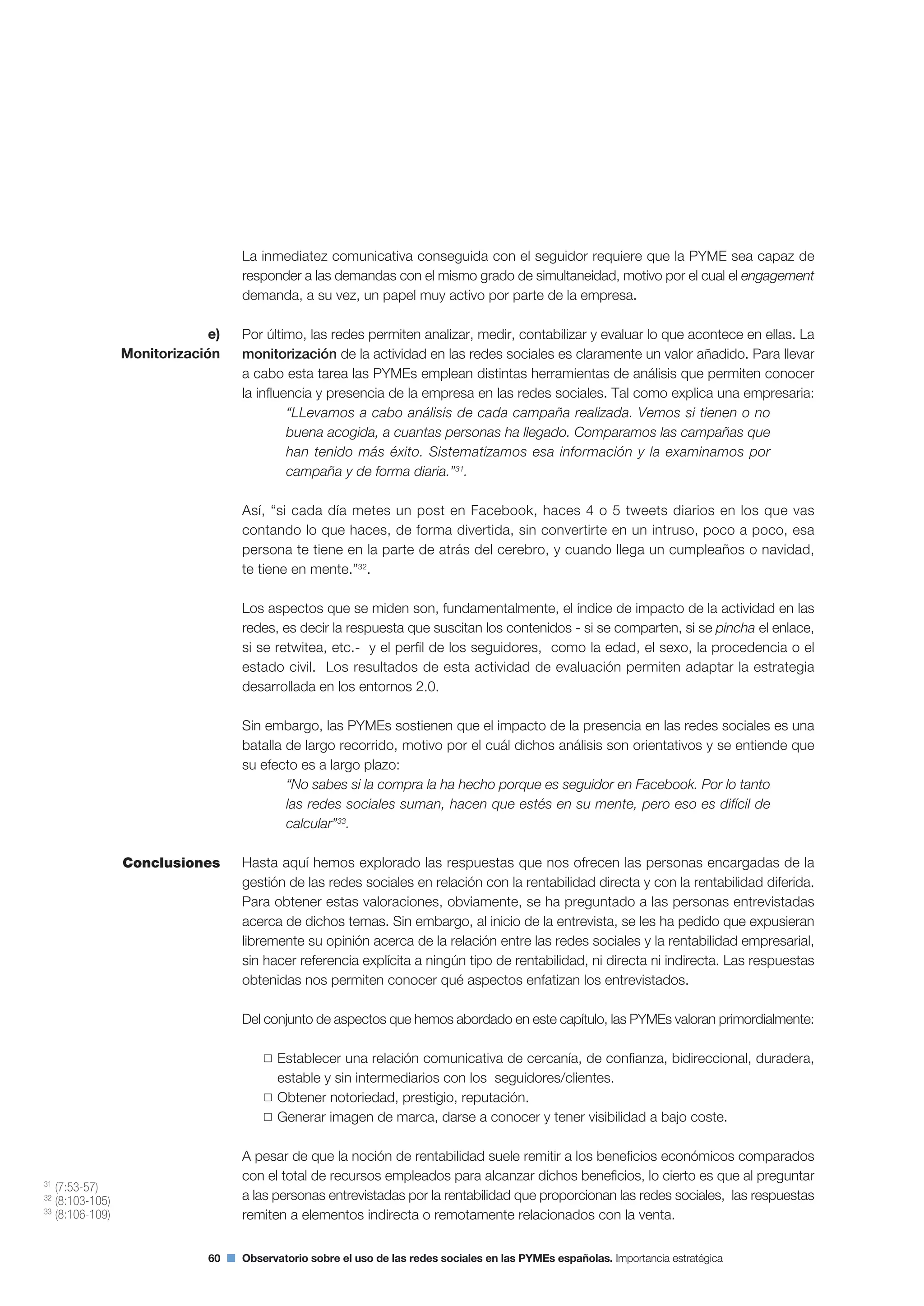 Segundo Observatorio sobre el Uso de las Redes Sociales en las Pymes españolas