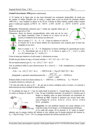 segundo parcial de fisica del cbc | PDF