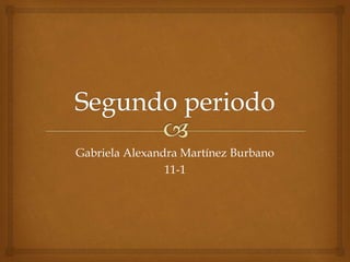 Gabriela Alexandra Martínez Burbano
11-1
 