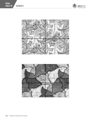 122 8º Básico, Segundo Semestre
Unidad 4
Ficha
Clase 18
CT 8º II sem 2016.indb 122 07-06-16 19:28
 