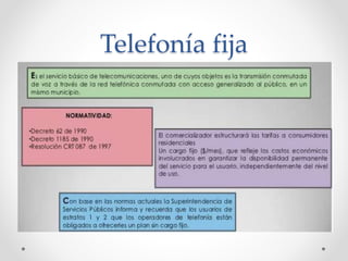 Telefonía fija
 