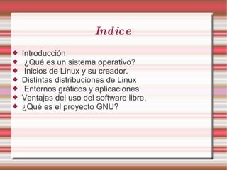 Segundo Trabajo, Presentacion Linux | ODP