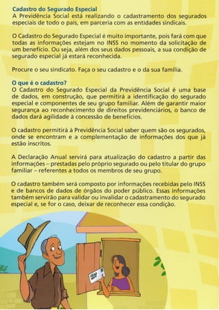 Cadastro dos Segurados Especiais
