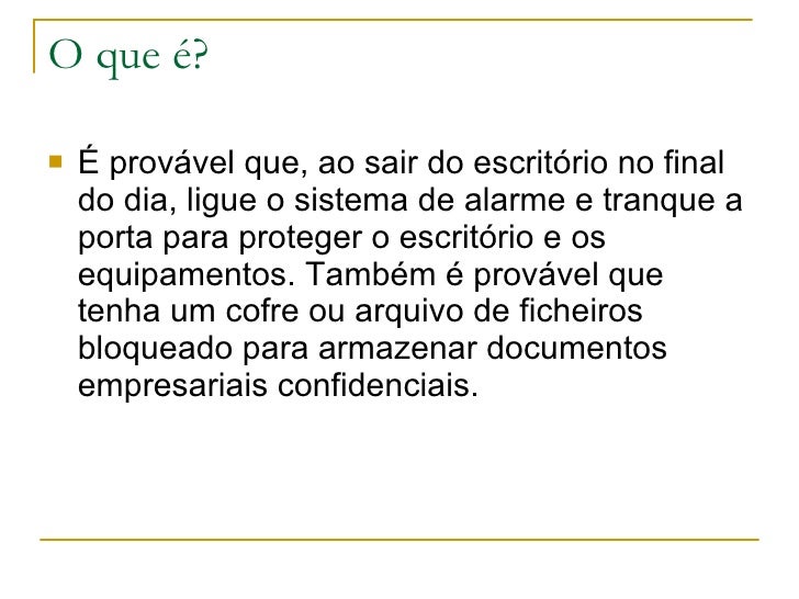 Segurança