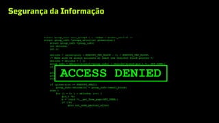 Segurança da Informação
 