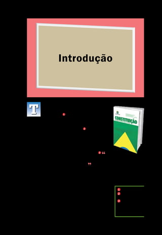 Introdução
Introdução
Segurança de Máquinas e Equipamentos de Trabalho
9
odo trabalhador tem direito de não se aciden-
tar ou adoecer no trabalho. A Constituição Fe-
deral de 1988 1 diz que é direito do trabalha-
dor a redução dos riscos à vida e à saúde inerentes ao
trabalho, por meio de normas de saúde, higiene e segu-
rança. Pela Lei 8.213 de julho de 1991, 2 acidente de tra-
balho é aquele que ocorre pelo exercício do trabalho, a
serviço da empresa, dentro ou fora do ambiente de tra-
balho. Também são acidentes de trabalho os que acon-
tecem na ida e vinda entre a casa e o trabalho.
Segundo o Ministério da Previdência Social, 3 25% dos
acidentes do trabalho graves e incapacitantes registrados no país são causados
por máquinas e equipamentos obsoletos. Estes acidentes, na maioria dos ca-
sos, são evitáveis e têm praticamente todos como causa principal o acesso às
diferentes zonas de perigo das máquinas e/ou equipamentos de trabalho. O re-
sultado disto é choque, cisalhamento, esmagamento, amputação, corte, proje-
ção, entre outros acidentes graves.
T
1 Artigo 7° § XXII
2 Capítulo II,
Seção I, art. 19
3 Coleção
Previdência e
Assistência Social
MTE v. 13. René
Mendes
O Ministério do Trabalho e Emprego, na preocupação
de melhorar as condições de segurança e preservar a
saúde dos operadores de máquinas e equipamentos, se-
ja na ocasião do conserto, da limpeza e manutenção e no
decorrer dos processos de fabricação, vem atualizando
a norma que trata deste assunto, a NR-12, cuja última
versão e seus anexos, através da Portaria 197, foi publi-
 