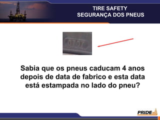 Sabia que os pneus caducam 4 anos depois de data de fabrico e esta data está estampada no lado do pneu ? TIRE SAFETY  SEGURANÇA DOS PNEUS 