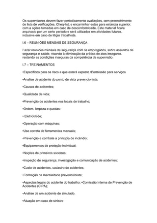 Segurança do trabalho