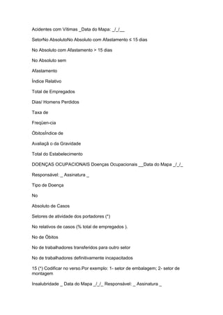 Segurança do trabalho