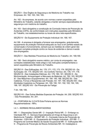 Segurança do trabalho