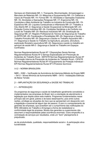 Segurança do trabalho