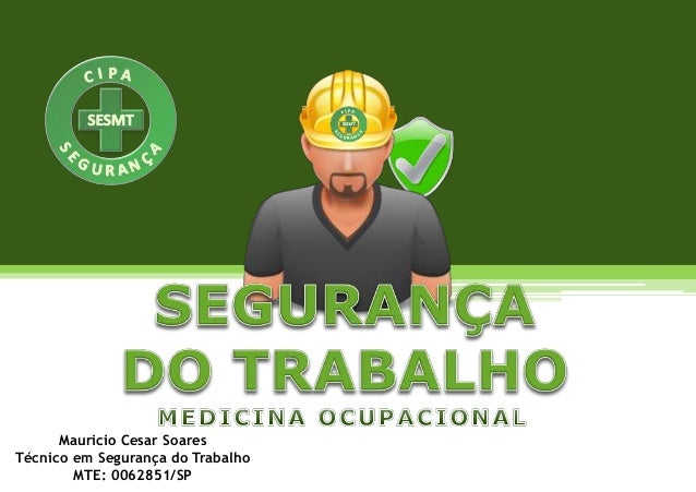 Curso tecnico de segurança no trabalho rj