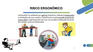 RISCO ERGONÔMICO
 