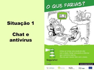 Situação 1
Chat e
antivírus
 