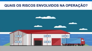 QUAIS OS RISCOS ENVOLVIDOS NA OPERAÇÃO?
 