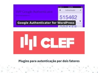 Plugins para autenticação por dois fatores
 