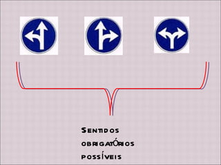 Sentidos obrigatórios possíveis 