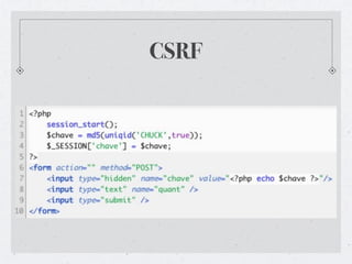 CSRF
 