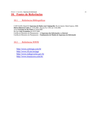 Seguranca Da Informacao