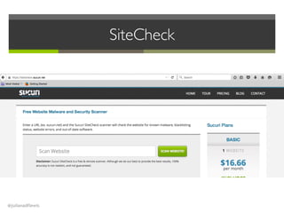 @julianadflewis
SiteCheck
 