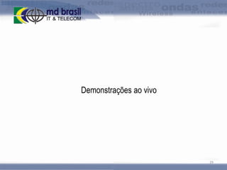 Demonstrações ao vivo

29

 