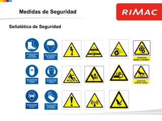 Medidas de Seguridad
Señalética de Seguridad
 