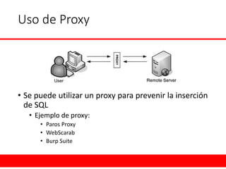 Seguridad sql injection | PDF