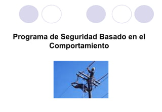 Programa de Seguridad Basado en el
         Comportamiento
 