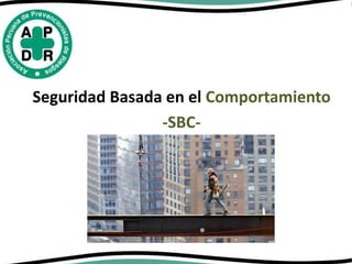 Seguridad Basada en el Comportamiento 
-SBC- 
 