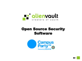 Open Source Security Software 