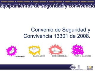 Convenio de Seguridad y Convivencia 13301 de 2008. CASAS DE JUSTICIA ESTACIONES DE POLICIA FUERTE DE CARABINEROS CAI PERIFÉRICO 