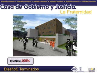 La FraternidadDISEÑOS: 100%DiseñoSTerminadosAVANCE DE EJECUCION DEL PROYECTO EN OBRA