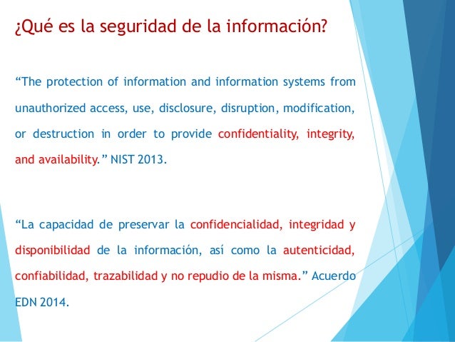Introducción a la Seguridad de la Información