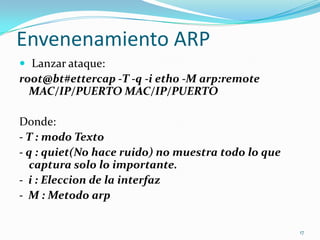 Desbordamiento de bufferAtaques de DoS12SYN Flood Attack