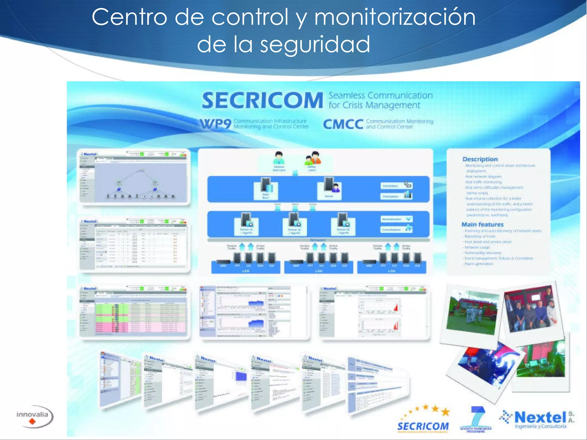 Centro de control y monitorización de la seguridad 