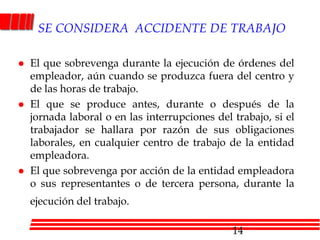 La condición insegura.Puede ser física o mecánica, es la condición que pudo haber sido corregida.Iluminación inadecuadaVestido impropiosMala ventilación, etc.