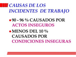 SE CONSIDERA  ACCIDENTE DE TRABAJOEl que sobrevenga durante la ejecución de órdenes del empleador, aún cuando se produzca fuera del centro y de las horas de trabajo.El que se produce antes, durante o después de la jornada laboral o en las interrupciones del trabajo, si el trabajador se hallara por razón de sus obligaciones laborales, en cualquier centro de trabajo de la entidad empleadora.El que sobrevenga por acción de la entidad empleadora o sus representantes o de tercera persona, durante la ejecución del trabajo.14