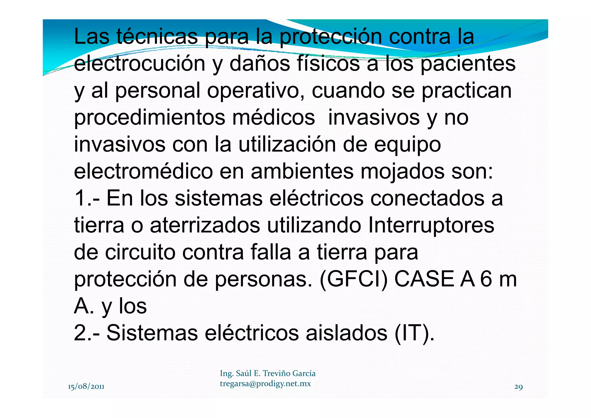 Seguridad Eléctrica en Quirófanos | PDF