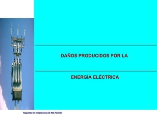 DAÑOS PRODUCIDOS POR LA  ENERGÍA ELÉCTRICA 