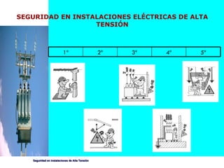 SEGURIDAD EN INSTALACIONES ELÉCTRICAS DE ALTA TENSIÓN 5º 4º 3º 2º 1º 