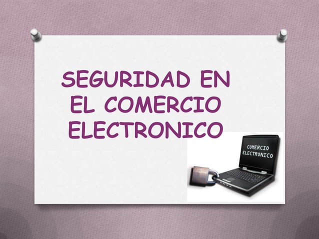 Seguridad en el comercio electronico | PPT