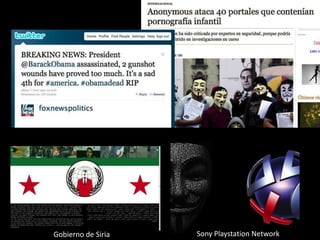 Gobierno de Siria   Sony Playstation Network
 