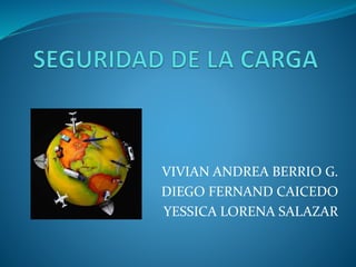 VIVIAN ANDREA BERRIO G.
DIEGO FERNAND CAICEDO
YESSICA LORENA SALAZAR
 