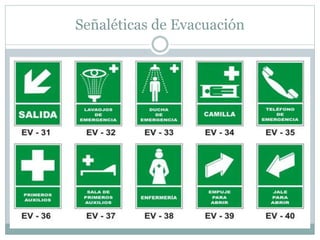 Señaléticas de Evacuación
 