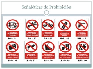Señaléticas de Prohibición
 