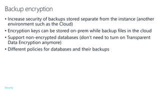 Seguridad en sql server 2016 y 2017 | PPTX