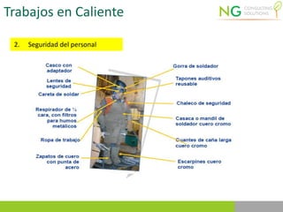 Trabajos en Caliente
2. Seguridad del personal
 